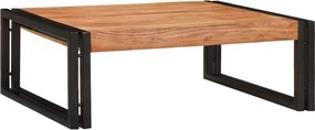 vidaXL Fürdőszobai polc polcokkal Barna 65 x 50 x 23 cm Tömör Akácfa