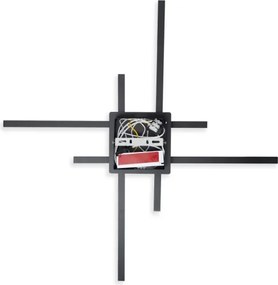 Brilagi - STRIPES LED mennyezeti lámpatest LED/37W/230V fekete