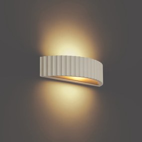 Skandináv fali lámpa fehér organikus - Plaster