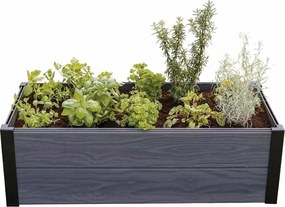 Keter magaságyás szürke, 106 x 32 x 50 cm, , S