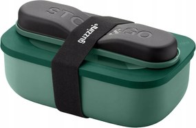 Guzzini Store Go Uzsonnás doboz evőeszközökkel Uzsonnás doboz Zöld