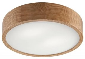 Lamkur Mennyezeti lámpa OAK 2xE27/60W/230V tölgy ø 37,5 cm - FSC igazolt LA38049