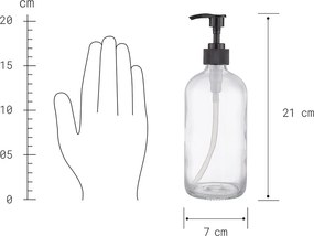 ECO újratölthető tisztítószer adagoló, üveg 500ml