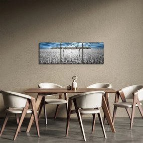 A mező képe (órával) (90x30 cm)