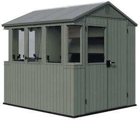 Kerti ház Keter Potting Shed 2 az 1-ben zöld, padlóval