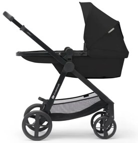 KINDERKRAFT -Kombinált babakocsi 3in1 NEWLY Klasszikus fekete  + autósülés MINK PRO