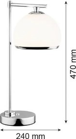 Argon MARBELLA PLUS 8121 Asztali lámpa 1x15W(Max)/E27 IP20