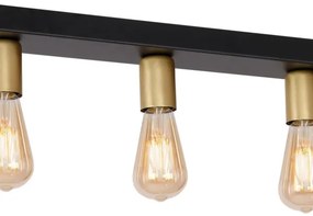 Spotlámpa FILO 5xE27/60W/230V fekete/arany