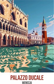 Poszter 75x100cm Palazzo Ducale