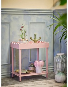 Rózsaszín borovi fenyő konzolasztal 40x60 cm Isola – Bloomingville