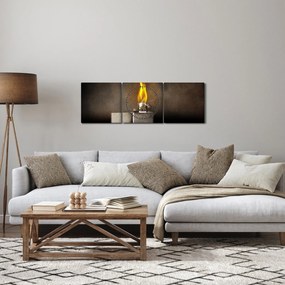Egy öngyújtó képe (órával) (90x30 cm)