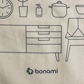 Krémszínű vászontáska - Bonami