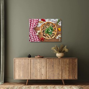 Pizza képe (üvegen) (70x50 cm)