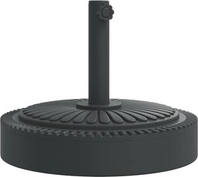 vidaXL kerek napernyőtalp rúdhoz Ø38 / 48 mm 25 kg