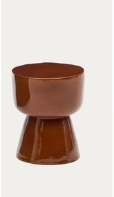 Kerámia kerek kerti tárolóasztal ø 36 cm Mesquida – Kave Home