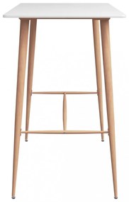 fehér bárasztal 120 x 60 x 105 cm