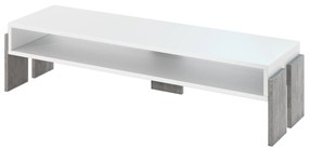 TV asztal Ramea (fehér + kő). 1055245