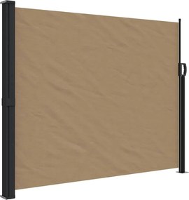 vidaXL tópszínű behúzható oldalsó napellenző 160 x 300 cm