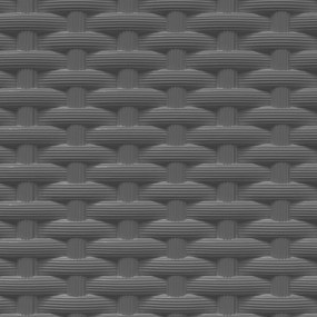 2 db fekete polipropilén növénytartó 30 x 30 x 37 cm