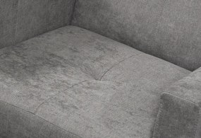 Fotel, szürke szövet, VALDO