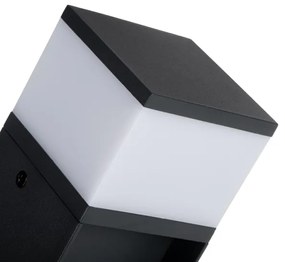 Kanlux 38767-Kültéri lámpa 2 aljzattal DASTEN 1xG9/11W/230V 80 cm IP44 antracit