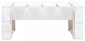 fehér impregnált fenyőfa kerti raklapzsámoly