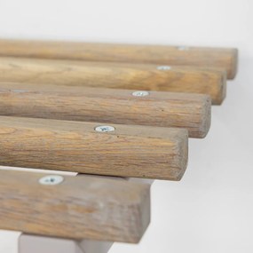 Világosszürke-natúr színű fém fali fogas polccal Marco – Spinder Design