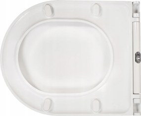 Slim WC-ülőke City Oval CERSANIT-hoz Szabadon Ereszkedő helyettesítő