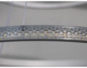 LED fényerőszabályozható, kábelre függesztett csillár LED/55W/230V 3000-6500K átm. 60 cm + távirányító