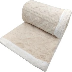 Bárány takaró Island krém , 150 x 200 cm