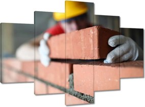 Festmények 150x105 Téglafal lerakása