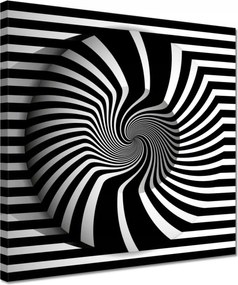 Vászonkép 30x30 Absztrakt fekete-fehér