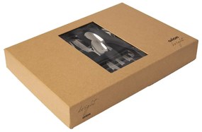 Ezüstszínű rozsdamentes acél evőeszköz készlet 24 db-os Bright – Orion