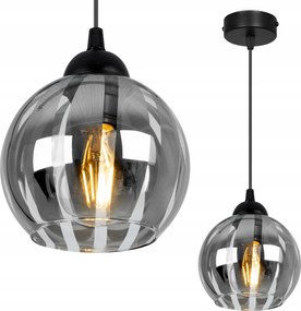 Modern lámpa sötétített üveggel a konyhapult felett Eliza