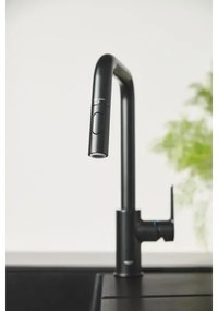 GROHE 306312430 - Mosogató csaptelep QUICKFIX START 362 mm fekete