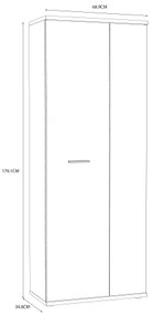 Komód/Cipőtároló SIMO sonoma tölgy/fehér