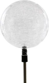 Kerti szoláris LED lámpa Garth – színváltó üveggömb