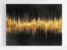 Vászonkép Canvas Absztrakt Diagram Hang Hullám Zene Ritmus 80x60