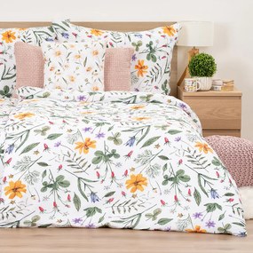4Homet Wildflower Bliss krepp ágyneműhuza, 140 x 200 cm, 70 x 90 cm, 140 x 200 cm, 70 x 90 cm