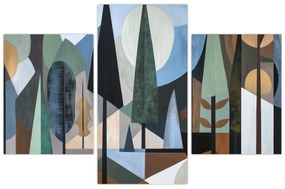 Kép - Természetes geometriai absztrakció II. (90x60 cm)