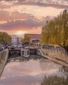 Poszter 40x50cm Regenta csatorna a Camden piacon, Assaf Frank