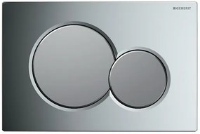 Geberit Sigma01 vezérlőgomb műanyagból króm kivitelben fényes felülettel 115.770.KA.5