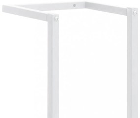 fehér acél törölközőtartó 25 x 20 x 95 cm