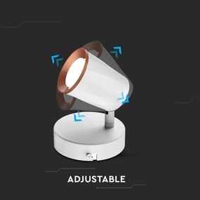 LED fali spotlámpa LED/5W/230V 4000K fehér