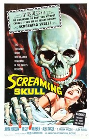 Illusztráció Screaming Skull