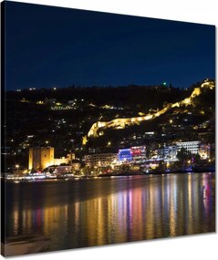 Vászonkép 50x50 Antalya éjszaka Kirándulás