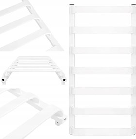 Fürdőszobai Fali Radiátor Fehér Létra GR4 970 x 540 7 Bordás 526W