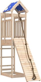 vidaXL tömör fenyőfa kültéri játszószett