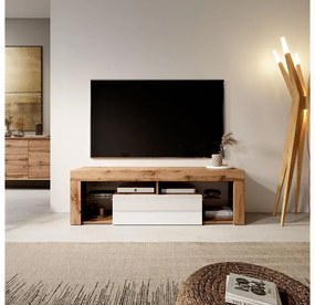 Tv szekrény/asztal Bionca  (lancelot tölgy + fehér). 1098603
