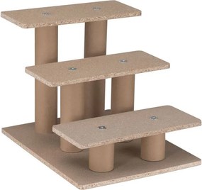 Lépcső kutyáknak és macskáknak 3 lépcsőfok puha bézs